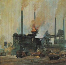 Eugen Bracht - Hochofenanlage