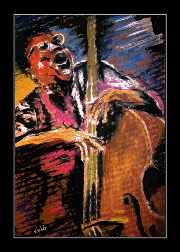 Kontra bass lithografie - kontra, von