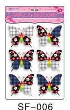 6 Set 3 D Schmetterlinge SF006 Wandtattoo Wanddeko Wandtatoo Wandaufkleber 