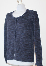 stickjacke CECIL blau S jäckchen leicht neu damen frauen knöpfe strickjäckchen