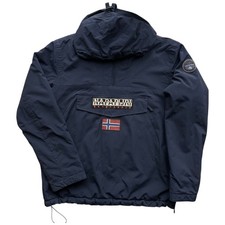 Napapijri Rainforest Herren Jacke Anorak Winter Fleece gefüttert Pull On XXL