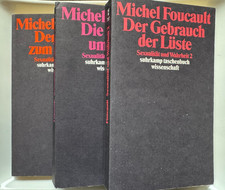 Foucault, Michel - Sexualität und Wahrheit. Drei Bände - Suhrkamp Verlag 1989