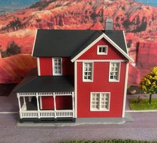 Sehr schönes Haus, H0, Villa mit Veranda, Schweden, USA, großes Gebäude