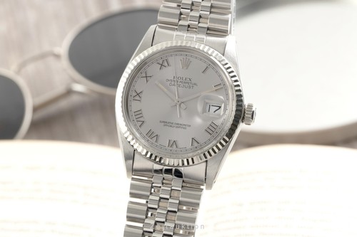 Rolex datejust stahl - rolex,