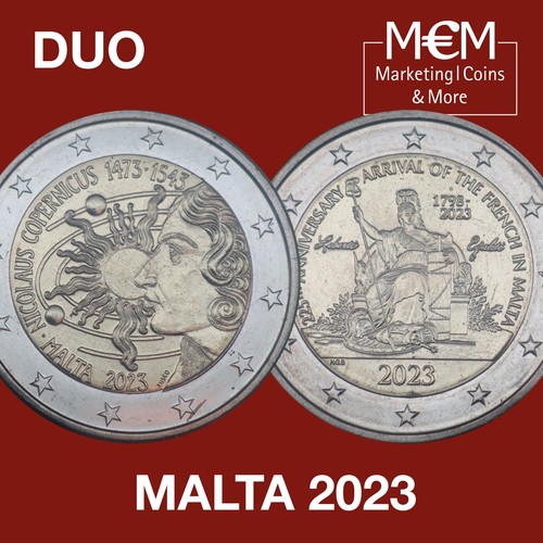 2 euro malta 2023 - 2,