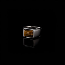 Holz Ring Gold/Silber –