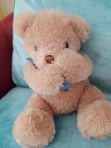 Plüsch teddybär beige - plüsch-, teddybär....