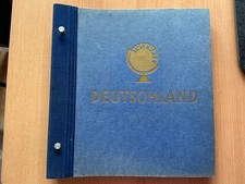 Schaubek Schraubbinder Briefmarkenvordruckalbum Deutschland vintage