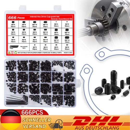666 tlg madenschrauben set - 666-tlg,