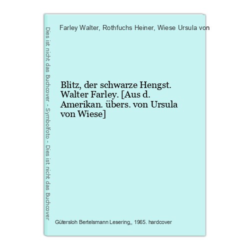 Blitz der schwarze hengst - der,
