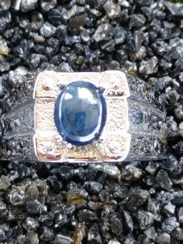 Stern saphir ring gr - 20,0,