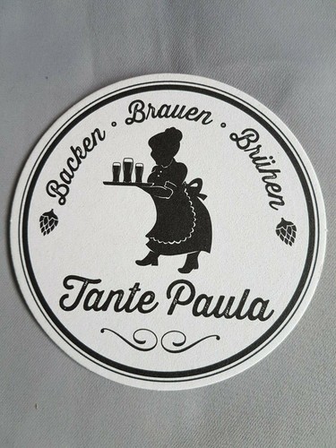 Bierdeckel tante paula - tante,