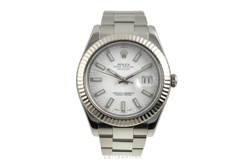 Rolex datejust white dial - rolex,