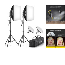 LED Softbox Set 2 x 50 W 50x50
