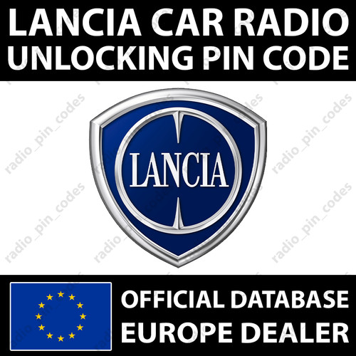 Lancia radio pin code delta - radio,