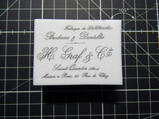 LaBlanche Stempel Vintage Schrift Fabrik La Blanche Silikonstempel Scrapbooking