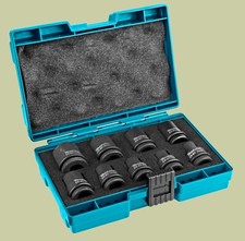 Makita Schlagnuss-Set 9-tlg B-66232 Schlagschrauber 8 10 12 13 14 16 17 19 21 mm