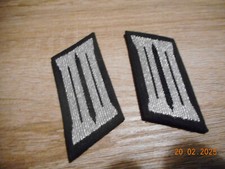 DDR NVA Kragenspiegel Pioniere Soldat / Unteroffizier