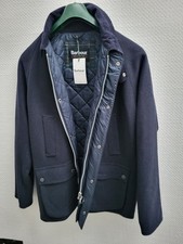 NEU,BARBOUR "BEDALE WOOL JACKET", SIZE L, Dunkelblau, BARBOUR JACKE, Wolljacke