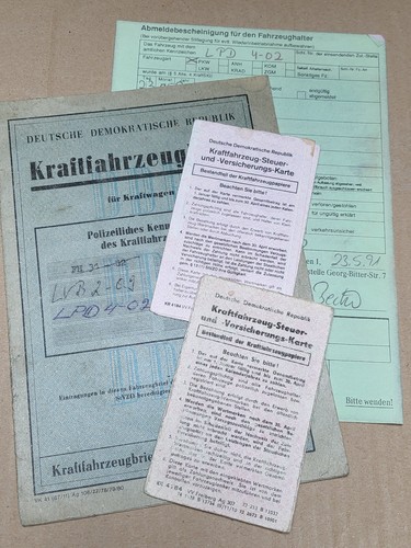 Ddr kfz brief - ddr,