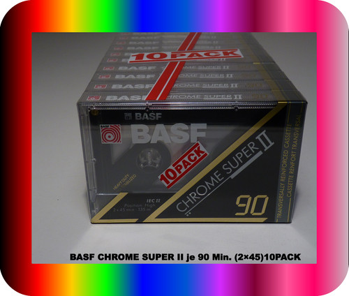 Audio kassetten basf chrome - kassetten,