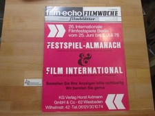 Film-Echo Filmwoche vereinigt mit Filmblätter, Nr. 32, 5. Juni 1976 Festspiel-Al
