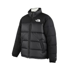 The North Face Himalayan Parka Herren L Gepolstert Schwarz Jacke Zip Taschen