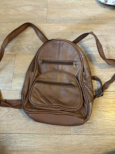 Damen rucksack leder braun - rucksack,