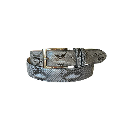 Pythonleder gürtel blau - gürtel,