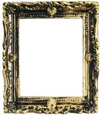 Puppenhaus Gold Leerer Kunstvolles Antik Bilderrahmen Miniatur 1:12 Zubehör