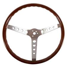 T1 T2 Holzlenkrad 3-Speichen Walnuss 380mm, 3 Loch Befestigung