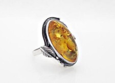 Bernstein Ring Silber 925