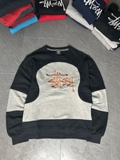 Stüssy Sweater/Pullover Vintage rework grau/schwarz S