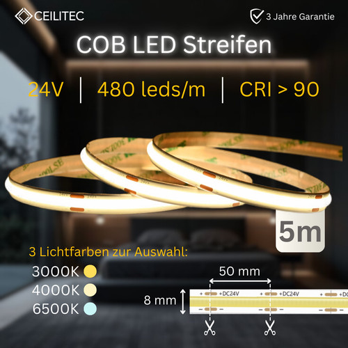 Cob led streifen 24v cri - led,