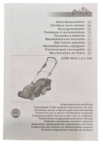 Betriebsanleitung für grizzly - betriebsanleitung,