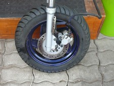 Benzhou YiYing YY50QT 6 Vorderrad mit Gabelholme, Bremssattel und Bremspumpe