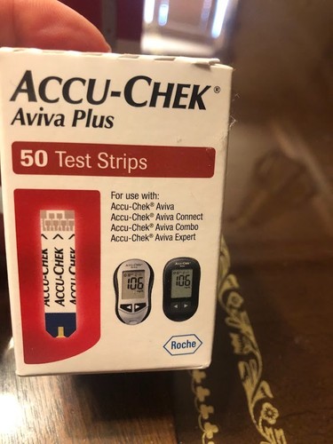 Boxes accu chek test - of,