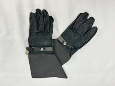 Lederhandschuhe Mittelalter LARP Handschuhe schwarz Arbeitshandschuhe Größe 9 10