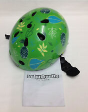 Kinder Helm Baby Nutty Nutcase Gr. XXS 47- 50cm - grün Blätter