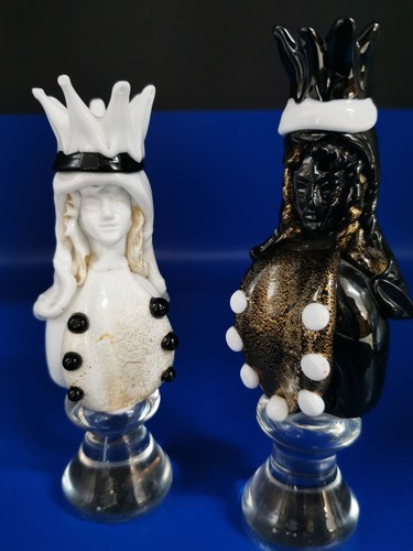 Murano glas schachfiguren - murano,
