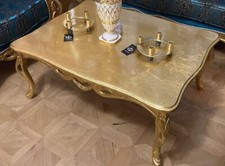 Casa Padrino Luxus Barock Couchtisch Antik Gold - Wohnzimmer Tisch Möbel