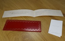 NEU BLANKO ORIGINAL CARTIER