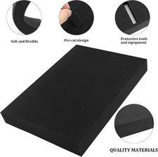 Rasterschaumstoff Würfelschaum 400 x 300 x 50 mm Werkzeugkoffer Schaumstoff Neu