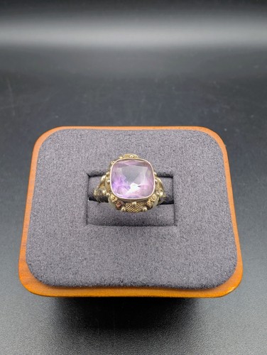 Antiker amethyst ring 333 - amethyst,