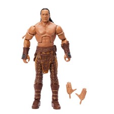 Mattel WWE Elite-Actionfigur und Zubehörteile, ca. 15 cm großer The Rock als der
