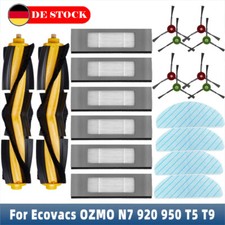Für ECOVACS DEEBOT OZMO 950 920 T8 T9 Filter/Ersatzteil Set Staubsauger Zubehör