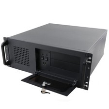 18" Rack Server Gehäuse 4U / 4HE schwarz PC-Gehäuse ATX/M-ATX Desktop Gehäuse DE