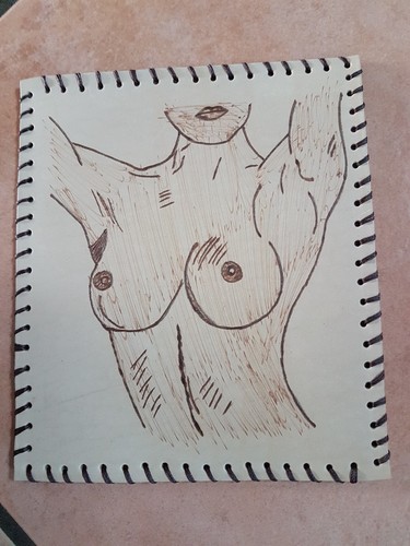 Frauen akt lederbild - akt,