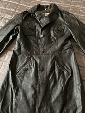 Damen leder mantel ledermantel - damen,