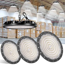 UFO LED Hallenbeleuchtung Deckenstrahler Werkstattleuchte Industrielampe IP65 DE